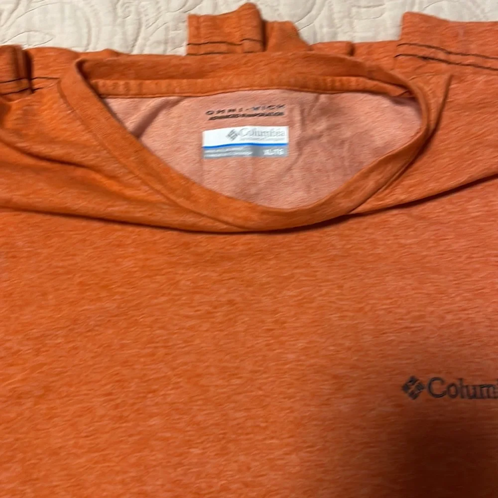 Columbia Men's Orange Long Sleeve Shirt - Picture 5 of 5